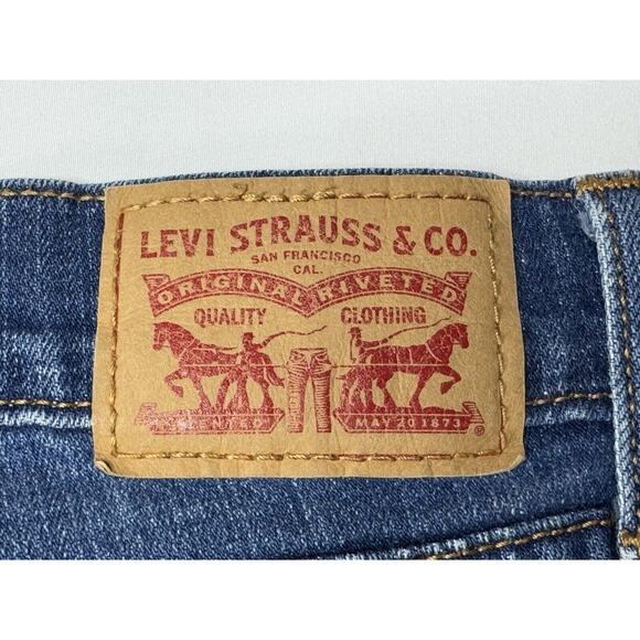 Levi's 415 Women's Relaxed Bootcut Blue Denim Jeans - Size 31x30.5 - Picture 5 of 8